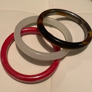 Bangle bracelets set of three